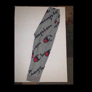 Champion all over print jogger sweatpants